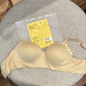 Tan T-Shirt Bra with Molded Cups